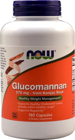 NOW Foods Glucomannan 575mg Capsule