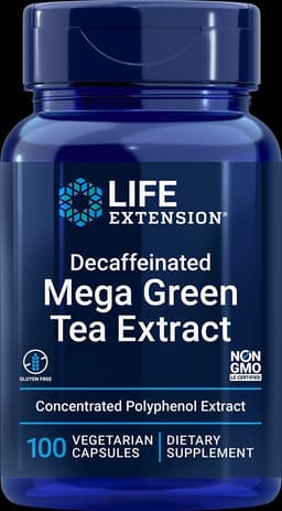 Life Extension Mega Green Tea Extract (Decaffeinated) Capsule