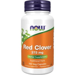 NOW Foods Red Clover 375mg Capsule