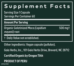 Gaia Herbs Maca Root