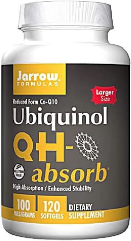 Jarrow Formulas QH-Absorb Ubiquinol 100mg Softgel