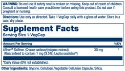 Nootropics Depot affron Saffron Extract