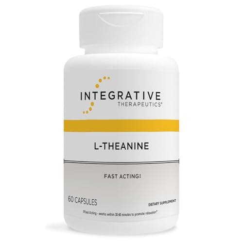 Integrative Therapeutics L-Theanine - Stress Response Support for Demanding & Busy Lifestyles* - Calmness & Relaxation Support* - Amino Acid Supplement - 60 Capsules (30 Servings) Capsule