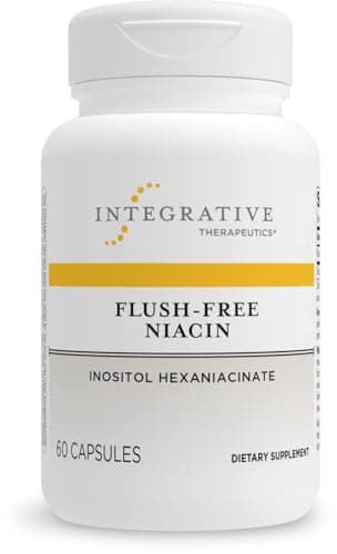 Integrative Therapeutics Flush-Free Niacin - Cellular Energy Support* - Helps Convert Food to Energy* - Vegan, Gluten & Dairy-Free - 60 Capsules (60 Servings) Capsule