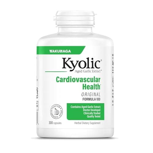 Kyolic Aged Garlic Extract Formula 100, Cardiovascular Health*, 300 Capsules. supplement product image 1 of 5