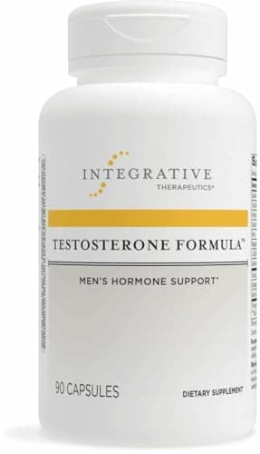 Integrative Therapeutics Testosterone Formula - Adult Health Supplement for Men's Health Support* - Male Health Supplement - Supports Active Lifestyles - Vegetarian - 90 Capsules (30 Servings) Capsule