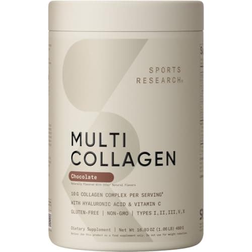 Sports Research Multi Collagen Protein Powder (5 Types, Unflavored) supplement product image 1 of 5