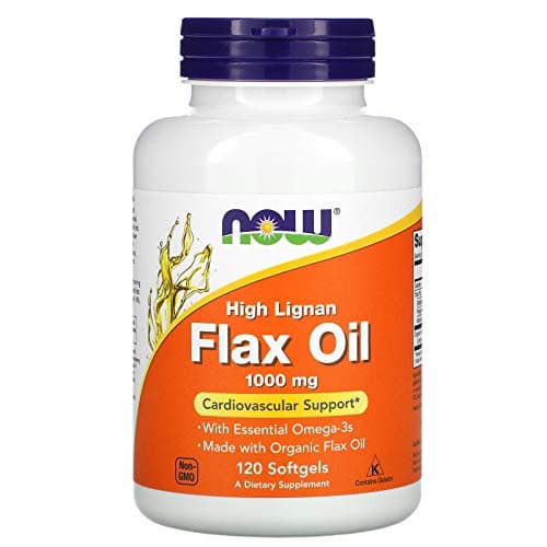 NOW Foods High Lignan Flax Oil 1000mg Softgel