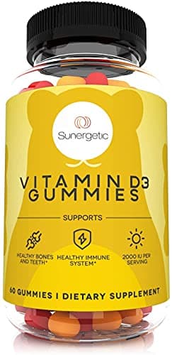 Sunergetic Vitamin D3 Gummies 2000 IU Gummy
