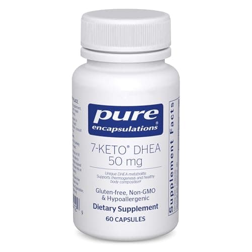 Pure Encapsulations 7-Keto DHEA 50 mg | Unique DHEA Metabolite Supplement to Support Thermogenesis and Healthy Body Composition* | 60 Capsules Capsule