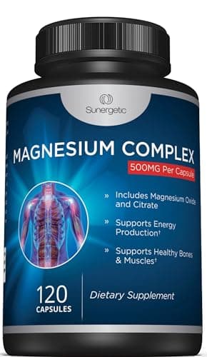 Sunergetic Magnesium Oxide Citrate 500mg Capsule (Vegetable)