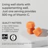Sports Research Vitamin C Gummies 500mg (Sugar Free, 60 Count) supplement product thumbnail 4 of 5