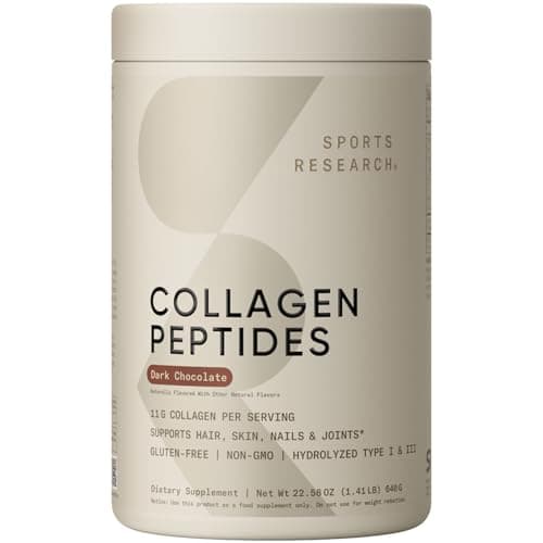 Sports Research Collagen Peptides with Matcha — view 1 of 5