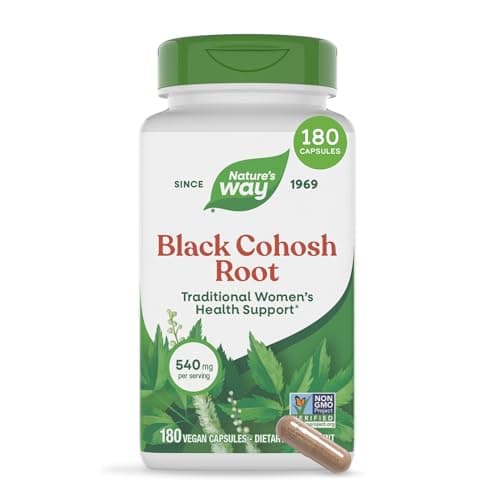 Nature's Way Black Cohosh Root 540mg Capsule