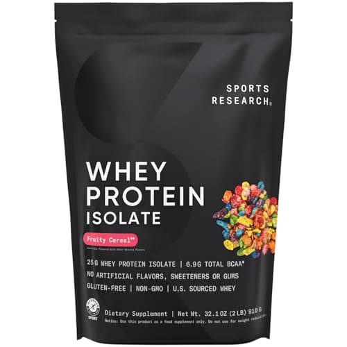 Sports Research 100% Whey Protein Isolate Fruity Cereal — view 1 of 5