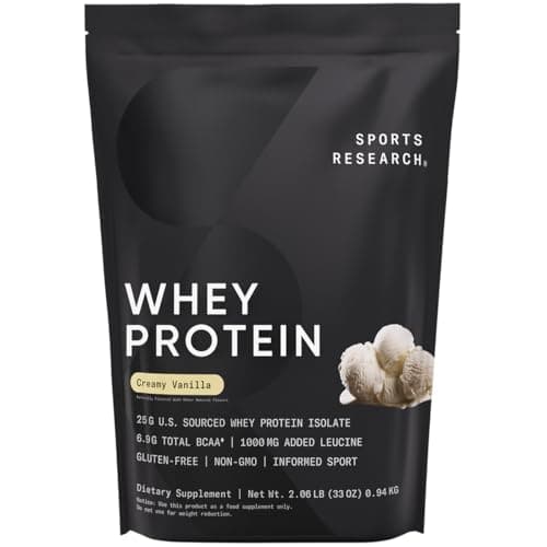Sports Research Whey Protein Isolate Powder — Vanilla — view 1 of 5