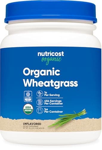 Nutricost Wheatgrass Powder (1 lb) Powder