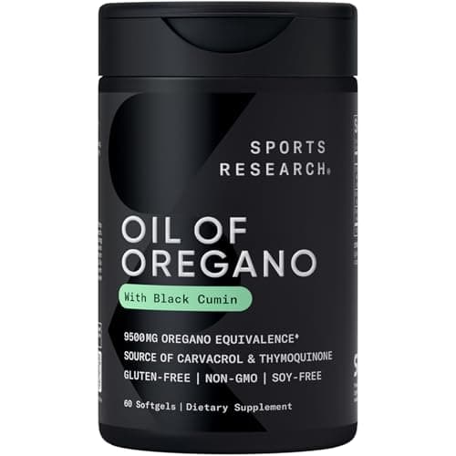 Sports Research Oil of Oregano with Black Cumin Seed Oil & Ginger Oil — view 1 of 5