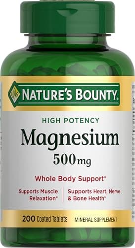 Nature's Bounty Magnesium Oxide 500mg Coated Tablet