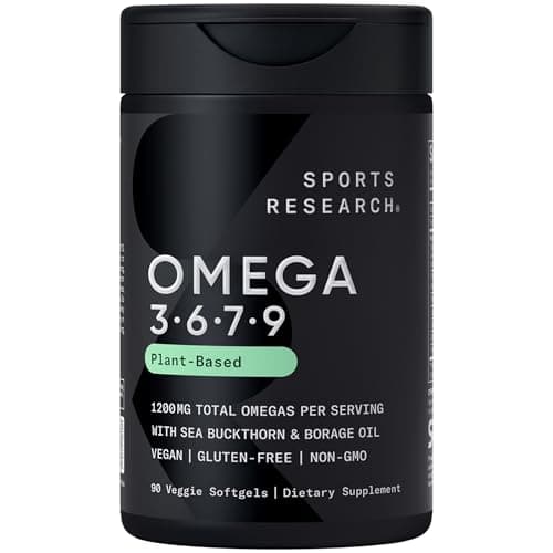 Sports Research Vegan Omega 3-6-7-9 with Sea Buckthorn & Borage Oil — view 1 of 5
