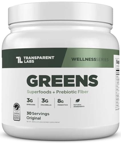 Transparent Labs Prebiotic Greens Powder