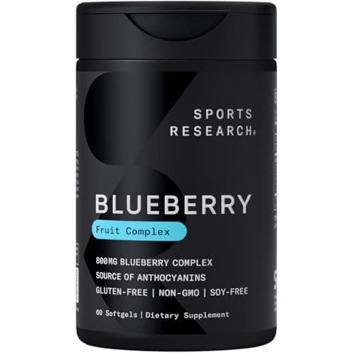 Sports Research Organic Blueberry Complex Softgels — view 1 of 5