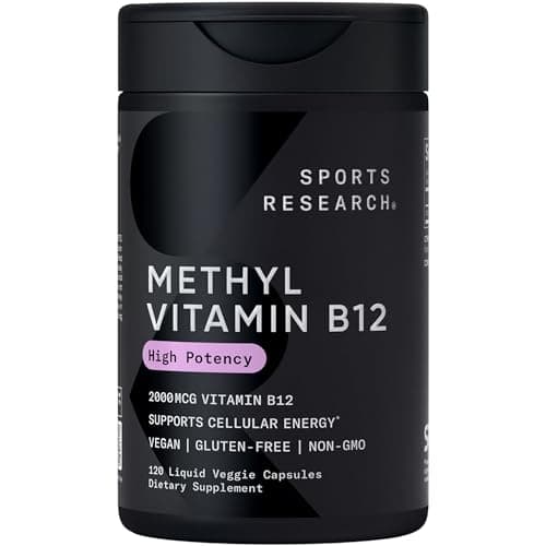 Sports Research Vitamin B12 Methylcobalamin 2000mcg — view 1 of 5