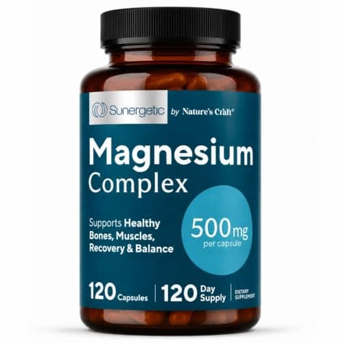 Sunergetic Magnesium Oxide Citrate 500mg supplement product image 1 of 5