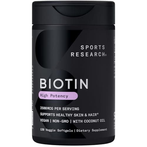 Sports Research Biotin 2500mcg with Organic Coconut Oil — view 1 of 5