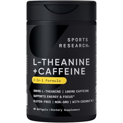 Sports Research L-Theanine with Caffeine & Coconut MCT Oil — view 1 of 5