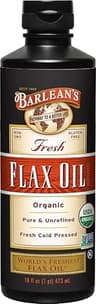 Barlean's Organic Flaxseed Oil Liquid 16oz supplement product thumbnail 2 of 6