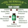 Peak Performance NMN 500mg Capsules supplement product thumbnail 2 of 5