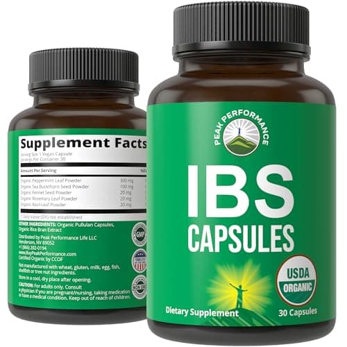 Peak Performance USDA Organic IBS Capsules Capsule