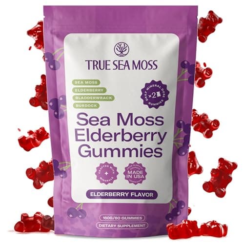 TrueSeaMoss Elderberry Sea Moss Gummies — #2 Sea Vegetables — view 1 of 5