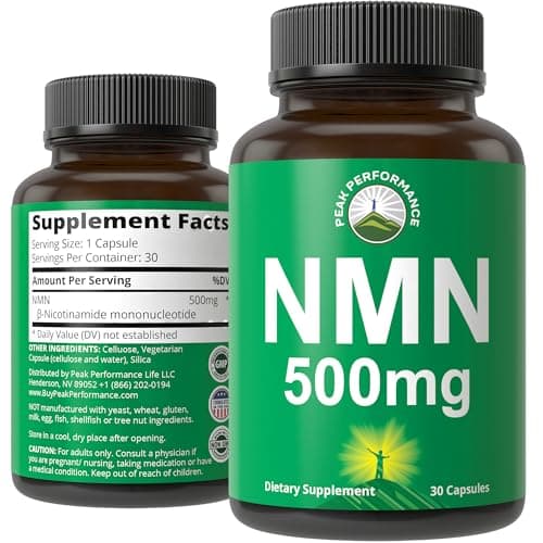 Peak Performance NMN 500mg Capsules — view 1 of 5