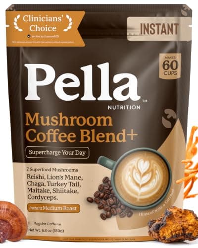 Pella Nutrition 7-Mushroom Coffee (60 Servings) supplement product image 1 of 5
