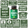 Peak Performance NMN 500mg Capsules supplement product thumbnail 3 of 5
