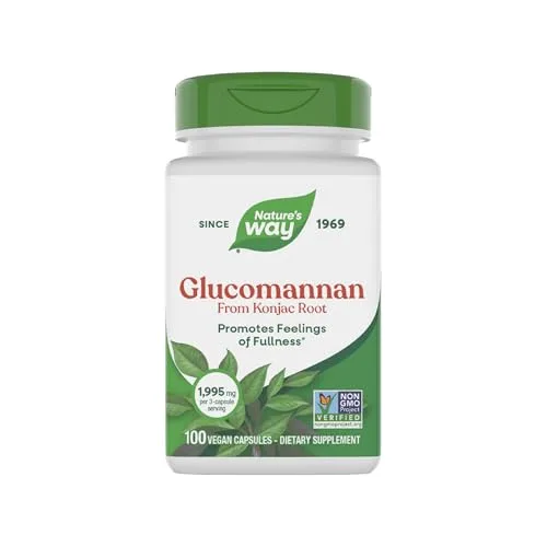 Nature's Way Glucomannan from Konjac Root Capsule