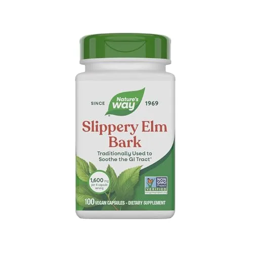 Nature's Way Slippery Elm Bark 400mg Capsule
