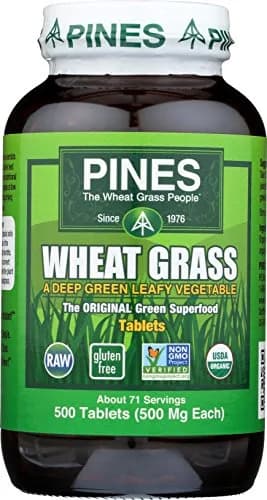 Pines International Organic Wheat Grass (500ct) Tablet