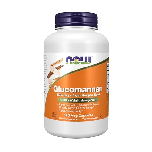 NOW Foods Glucomannan 575mg supplement product image 1 of 6