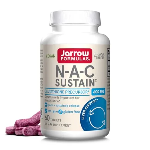 Jarrow Formulas N-A-C Sustain 600mg Tablet