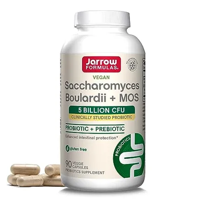 Jarrow Formulas Saccharomyces Boulardii + MOS Capsule