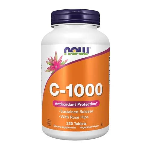 NOW Foods Vitamin C-1000 with Rose Hips Tablet