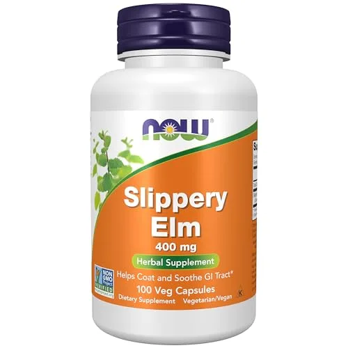 NOW Slippery Elm 400mg Capsule