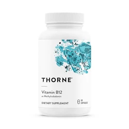THORNE - Vitamin B12 - as Methylcobalamin - Supports Heart & Nerve Health, Blood Cell Function, Rest Capsule