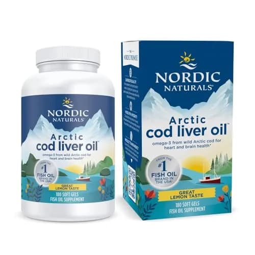 Nordic Naturals Arctic CLO Softgels Lemon 180ct Softgel