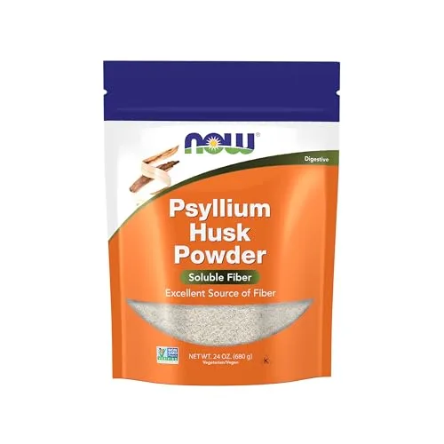 NOW Foods Psyllium Husk Powder Powder