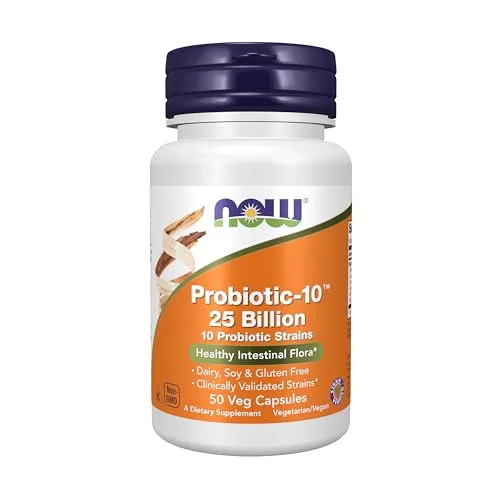 NOW Foods Probiotic-10 25 Billion Vegetarian Capsule