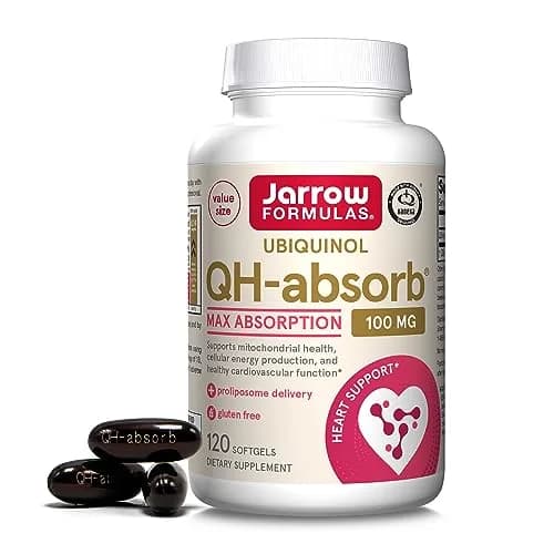 Jarrow Formulas QH-Absorb Ubiquinol 100mg Softgel
